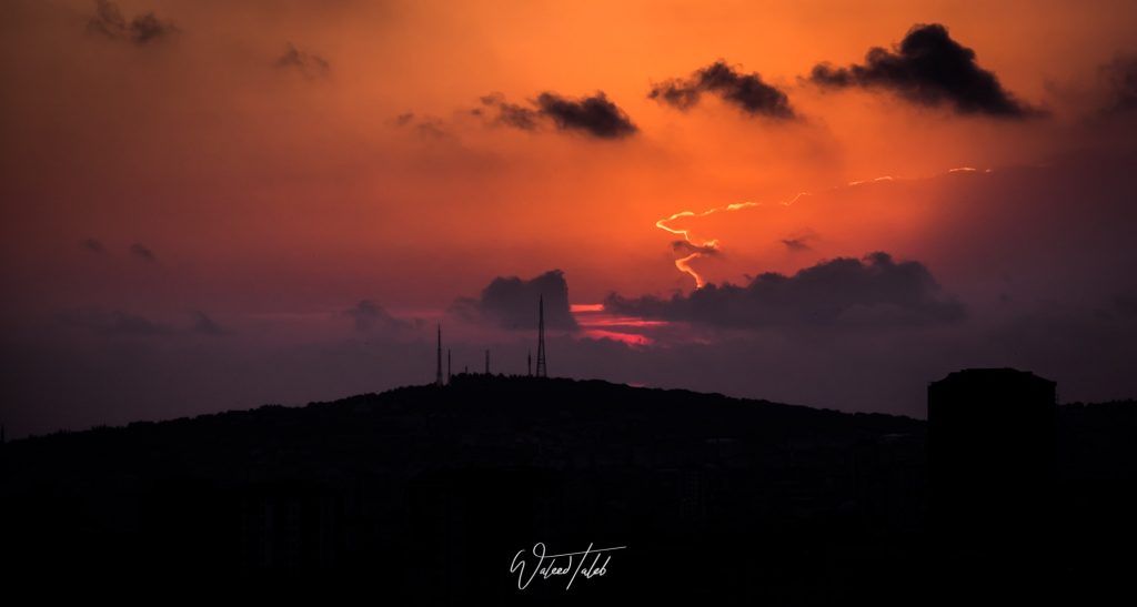 Çamlıca Hill at Sunset