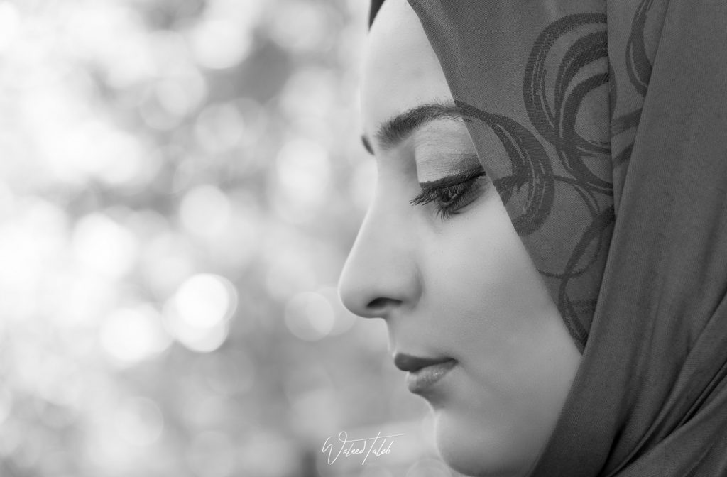 Duaa in Black and White